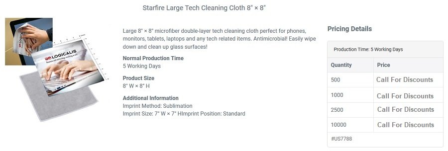 Antimicrobial Tech Cloth